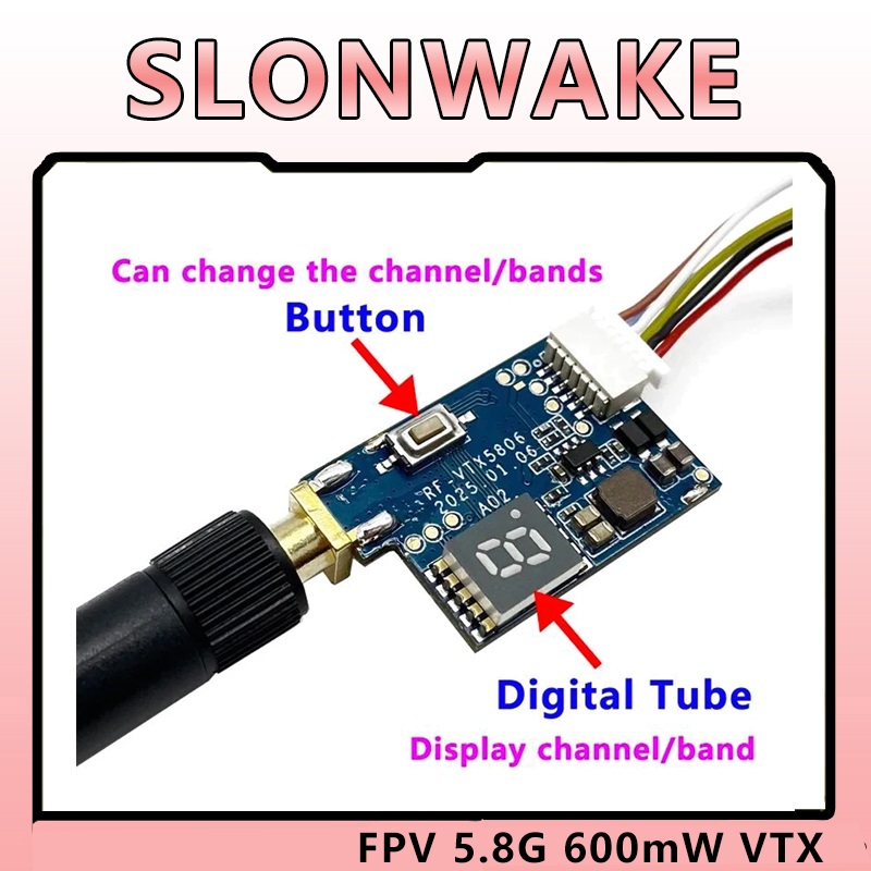 SLONWAKE 5.8G TS5823 PRO Мини- – обзор и цена Drone Racing Transmitter