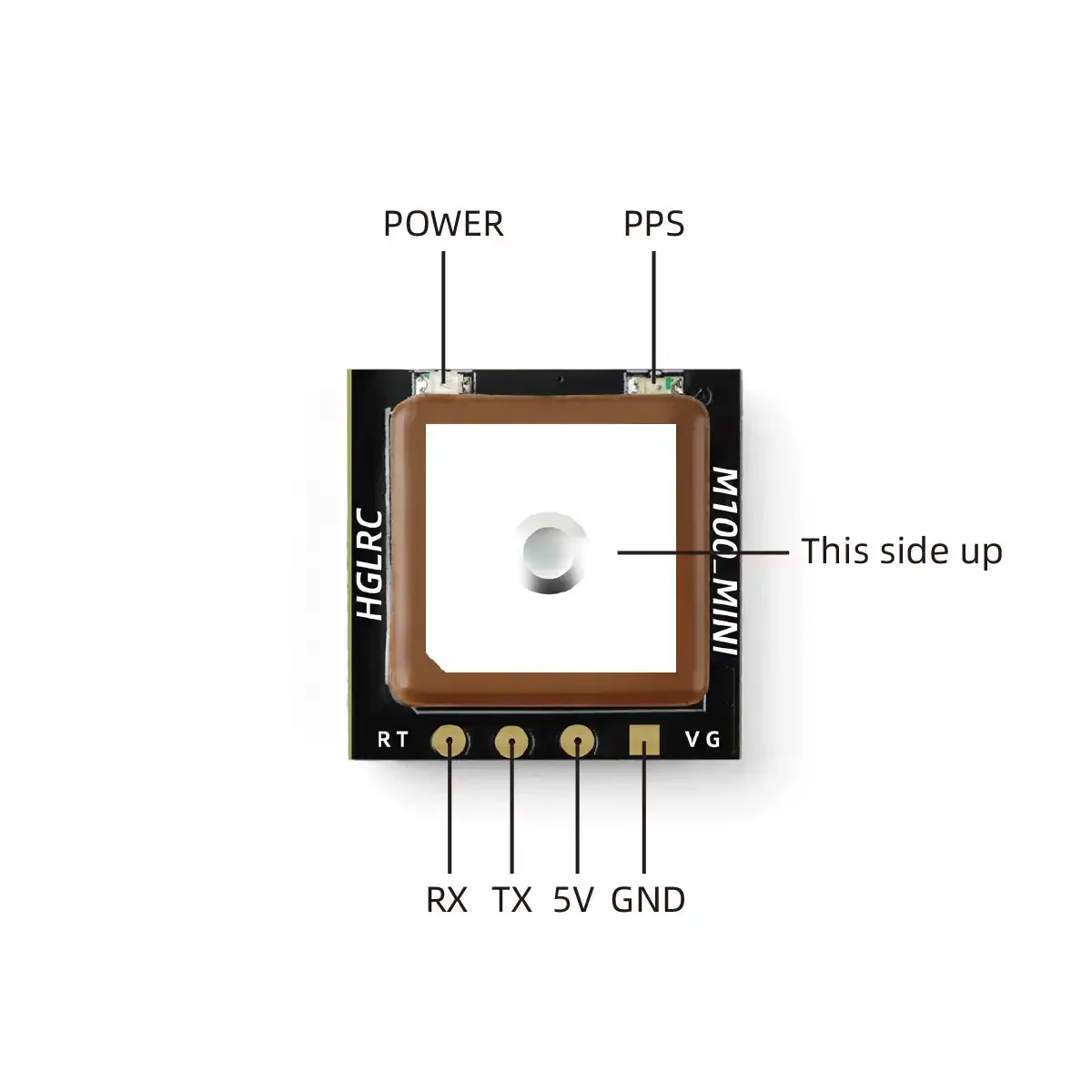 Модуль GPS HGLRC M100 Mini с ч – обзор и цена Drone Racing Antenna